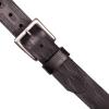 imageLucky Brand Mens Casual and Dress Leather Belts with Metal BuckleAztec Embossed  Black