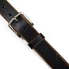 imageLucky Brand Mens Casual and Dress Leather Belts with Metal BuckleRaw Edge  Black