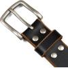 imageLucky Brand Mens Casual and Dress Leather Belts with Metal BuckleRaw Edge  Black