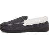 imageLucky Brand Mens Faux Wool Sherpa Lined SlipperBlackWhite