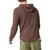 imageLucky Brand Mens Garment Dye Thermal HoodleySeal Brown