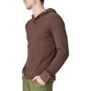 imageLucky Brand Mens Garment Dye Thermal HoodleySeal Brown