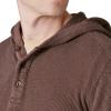 imageLucky Brand Mens Garment Dye Thermal HoodleySeal Brown
