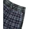 imageLucky Brand Mens Lightweight Plaid Fleece 2 Pack Pajama PantsMood Indigo PlaidJet Black Plaid