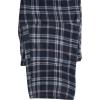 imageLucky Brand Mens Lightweight Plaid Fleece 2 Pack Pajama PantsMood Indigo PlaidJet Black Plaid