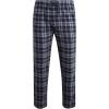 imageLucky Brand Mens Lightweight Plaid Fleece 2 Pack Pajama PantsMood Indigo PlaidJet Black Plaid