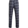 imageLucky Brand Mens Lightweight Plaid Fleece 2 Pack Pajama PantsMood Indigo PlaidJet Black Plaid