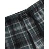 imageLucky Brand Mens Lightweight Plaid Fleece Pajama PantsBlack Plaid