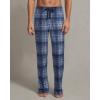 imageLucky Brand Mens Lightweight Plaid Fleece Pajama PantsIndigo Plaid