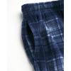 imageLucky Brand Mens Lightweight Plaid Fleece Pajama PantsIndigo Plaid