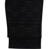 imageLucky Brand Mens Lightweight Plaid Fleece Pajama PantsJet Black With Embossed Logo