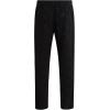 imageLucky Brand Mens Lightweight Plaid Fleece Pajama PantsJet Black With Embossed Logo