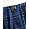 imageLucky Brand Mens Lightweight Plaid Fleece Pajama PantsMood Indigo