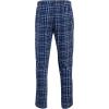 imageLucky Brand Mens Lightweight Plaid Fleece Pajama PantsMood Indigo
