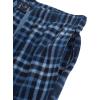 imageLucky Brand Mens Lightweight Plaid Fleece Pajama PantsMood Indigo Plaid