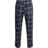 imageLucky Brand Mens Lightweight Plaid Fleece Pajama PantsMood Indigo Print