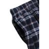 imageLucky Brand Mens Lightweight Plaid Fleece Pajama PantsMood Indigo Print