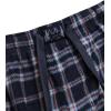 imageLucky Brand Mens Lightweight Plaid Fleece Pajama PantsMood Indigo Print