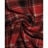 imageLucky Brand Mens Lightweight Plaid Fleece Pajama PantsRed Ochre