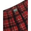 imageLucky Brand Mens Lightweight Plaid Fleece Pajama PantsRed Ochre