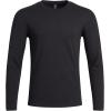 imageLucky Brand Mens Long Sleeve Tee Shirts  2 Pack Soft Crewneck Cotton Tees for Men  Lightweight Mens Shirts for LayeringCharcoalJet Black