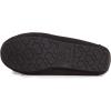 imageLucky Brand Mens MicroSuede Moccasin Slippers with Faux Sherpa LiningBlack