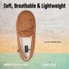 imageLucky Brand Mens MicroSuede Moccasin Slippers with Faux Sherpa LiningTan