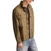 imageLucky Brand Mens Military Shirt JacketDeep Lichen Green