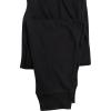 imageLucky Brand Mens Pajama Pants  2 Pack Micro Suede Knit Bottom Joggers for Men with Side Pocket  Mens Lounge Pants SXLJet BlackCharcoal Heather