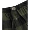imageLucky Brand Mens Pajama Set  2 Piece Long Sleeve Crewneck Mens Shirts and Flannel Lounge Pants  Cozy Pajama Pants Set SXLJet Blackfour Leaf Clover Plaid
