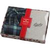 imageLucky Brand Mens Pajama Set  2 Piece Long Sleeve Crewneck Mens Shirts and Flannel Lounge Pants  Cozy Pajama Pants Set SXLOatmeal Heatherdecember Sky Plaid