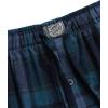 imageLucky Brand Mens Pajama Set  2 Piece Long Sleeve Waffle Knit Top and Flannel Fleece Thermal Pants  Cozy Mens Base LayersGrey HeatherMood Indigo Plaid