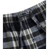 imageLucky Brand Mens Pajama Set  2 Piece Long Sleeve Waffle Knit Top and Flannel Fleece Thermal Pants  Cozy Mens Base LayersGrey HeatherPlaid