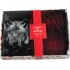 imageLucky Brand Mens Pajama Set  2 Piece Long Sleeve Waffle Knit Top and Flannel Fleece Thermal Pants  Cozy Mens Base LayersJet BlackJet BlackRed Plaid