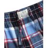 imageLucky Brand Mens Pajama Set  2 Piece Long Sleeve Waffle Knit Top and Flannel Fleece Thermal Pants  Cozy Mens Base LayersMood IndigoBlue Plaid