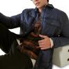 imageLucky Brand Mens Quilted Nylon Shirt JacketBlue