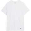 imageLucky Brand Mens Undershirt  3 Pack Basic Short Sleeve TShirts  Cotton Crewneck and VNeck Undershirts for Men SXLAll White Vneck