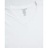 imageLucky Brand Mens Undershirt  3 Pack Basic Short Sleeve TShirts  Cotton Crewneck and VNeck Undershirts for Men SXLAll White Vneck