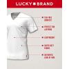 imageLucky Brand Mens Undershirt  3 Pack Slim Fit Short Sleeve Mens TShirts SXLV White