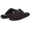 imageLucky Brand MicroSuede Scuff Indoor Slippers for Men with Plush LiningBlack