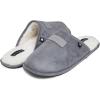 imageLucky Brand MicroSuede Scuff Indoor Slippers for Men with Plush LiningGrey