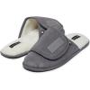 imageLucky Brand MicroSuede Scuff Indoor Slippers for Men with Plush LiningGrey Flap