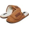 imageLucky Brand MicroSuede Scuff Indoor Slippers for Men with Plush LiningTan Flap