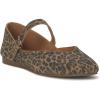 imageLucky Brand Womens Albajane Mary Jane FlatBlurred Leopard Suede