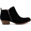 imageLucky Brand Womens Basel Ankle BootieBlackNatural Oiled Suede