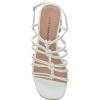 imageLucky Brand Womens Bassie Strappy High Heel Sandal HeeledBright White
