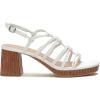 imageLucky Brand Womens Bassie Strappy High Heel Sandal HeeledBright White
