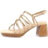 imageLucky Brand Womens Bassie Strappy High Heel Sandal HeeledTan
