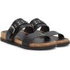 imageLucky Brand Womens Dineesa Flat SandalBlack Leather