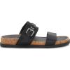 imageLucky Brand Womens Dineesa Flat SandalBlack Leather